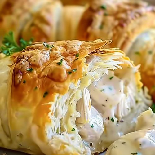 Chicken Stuffed Crescent Rolls