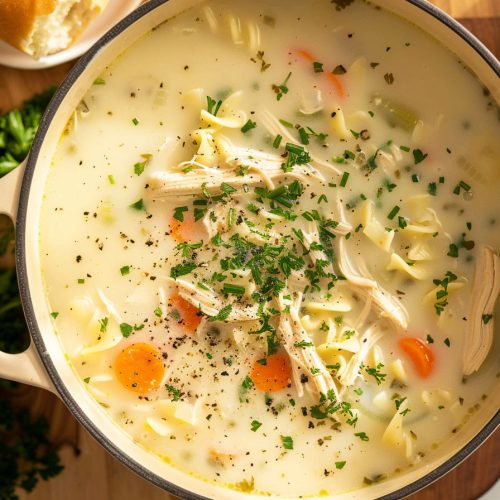 Creamy Chicken Noodle Soup