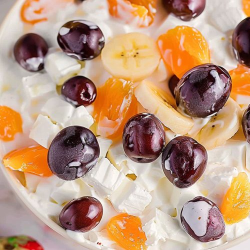 Creamy fruit salad