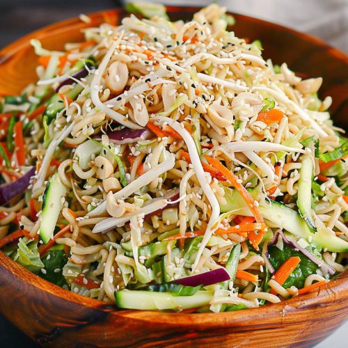 Oriental Salad with Ramen Noodles