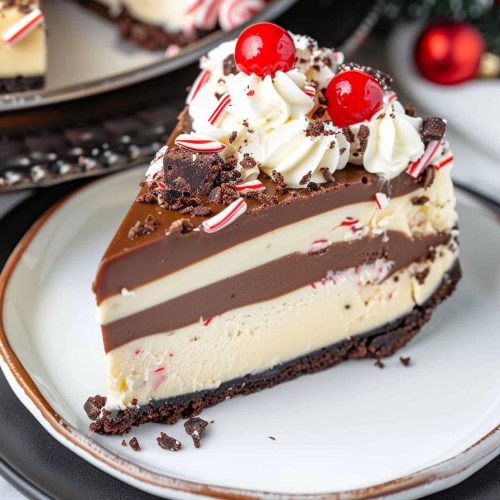 Peppermint Bark Cheesecake