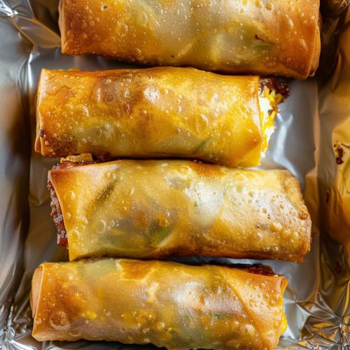 Philly Cheesesteak Egg Rolls