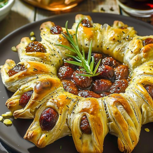 Pigs in a Blanket Baked Brie