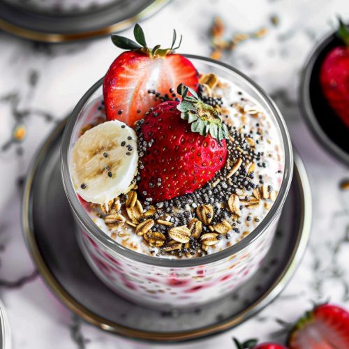 Strawberry Overnight Oats