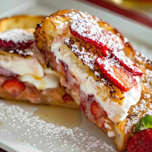 Strawberry Stuffed French Toast