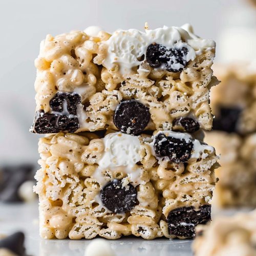 Cookies and Cream Rice Krispie Treats