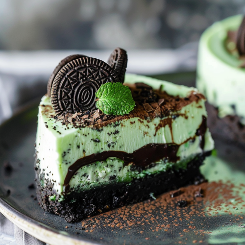 mint oreo cheesecake
