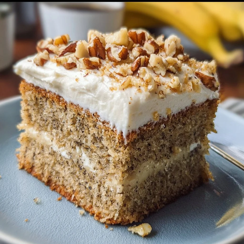 Banana Cake with Cream Cheese Frosting