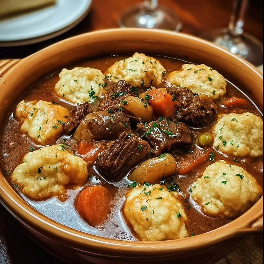 Tagslow Cooker Beef Stew And Dumplingsfeed