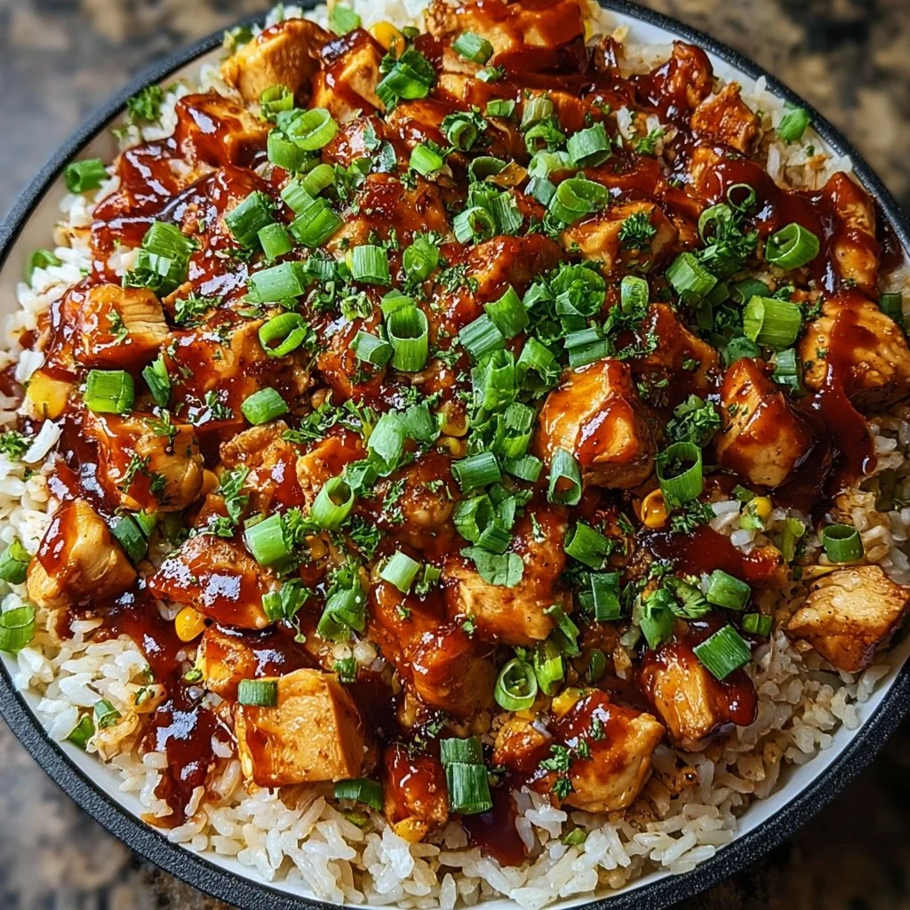 Smoky Chipotle BBQ Chicken and Rice Skillet