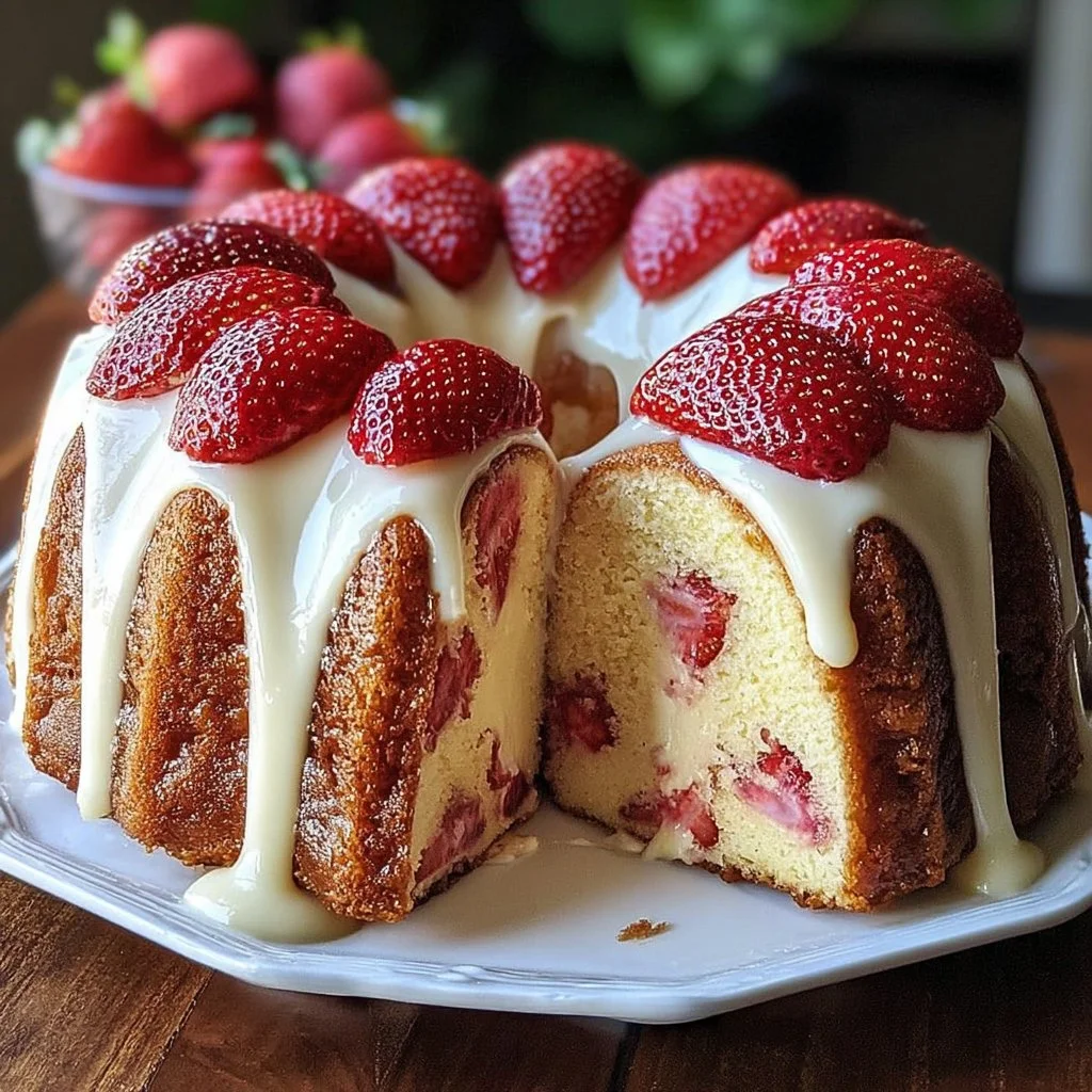 The Ultimate Strawberry Cream Cheese Pound Cake for Any Occasion